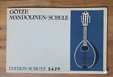 Götze mandolinen schule gebraucht kaufen  Berlin
