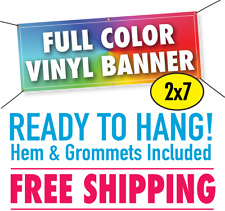 color vinyl banners full 2 for sale  Franklin