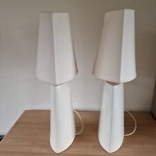 Pair white bedside for sale  PERTH