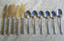 Used, INTERNATIONAL STAINLESS FLATWARE PALISADES FROST PATTERN 11 PIECES for sale  Shipping to South Africa