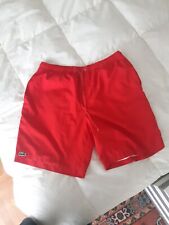 Pantaloncini lacoste rossi usato  Milano