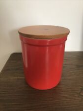T.G Green Oven To Tableware Red Coffee Tea Sugar Storage Jar for sale  SOUTHPORT