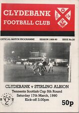 Clydebank stirling albion for sale  DUNDEE
