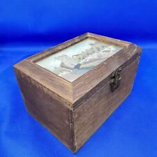 Box wooden trinket for sale  Shipping to Ireland