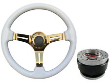 White gold steering for sale  PETERBOROUGH