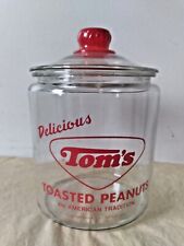 Tom's Toasted Peanuts Glass Counter Jar for sale  Truth or Consequences