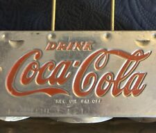 Paquete de 6 botellas de aluminio Coca Cola de colección con mango de caddie, usado segunda mano  Embacar hacia Argentina