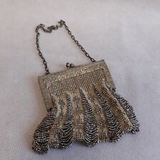 silver chatelaine purse for sale  PRESTON