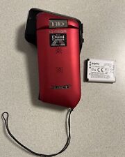 Sanyo Xacti Red VPC-CG10 Camcorder No Charger/SD Card **UNTESTED** HD Dual 10, used for sale  Shipping to South Africa