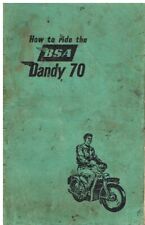 Bsa dandy motorcycle for sale  WORKSOP