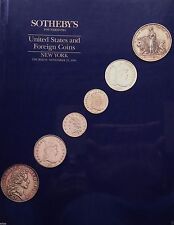 Sotheby's Auction Catalog United States and Foreign Coins Banknotes Dollars  segunda mano  Embacar hacia Argentina