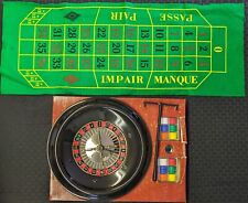 Used, Vintage Plastic Mini Roulette Wheel w/ Felt Mat for sale  Shipping to South Africa