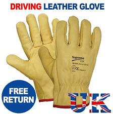 Yellow leather gardening for sale  LONDON