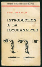 Livre introduction psychanalys d'occasion  Gérardmer
