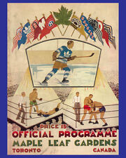 Toronto Maple Leafs Gardens Opening Day Programa Cover-Foto Colorida 8x10 comprar usado  Enviando para Brazil