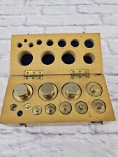 Brass weights set for sale  UK