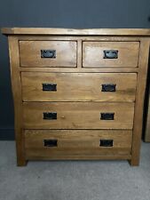 solid oak chest drawers for sale  LEYLAND