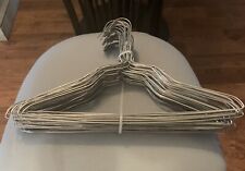 50 Strong Silver Metal Steel Wire Hangers Shirt Clothes Size 15 1/2 inch for sale  Shipping to South Africa