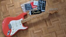 60TH ANNIVERSARY 06 FENDER CLASSIC SERIES 50S STRATOCASTER,FIESTA RED, EXCELLENT for sale  Shipping to South Africa