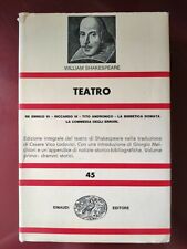 Shakespeare teatro usato  Milano