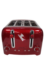 Tostadora Dualit 4 rebanadas Lite - rojo brillante sin caja equipo de cocina probado para cocinar segunda mano  Embacar hacia Mexico