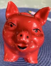 Chalkware red piggy for sale  Mogadore