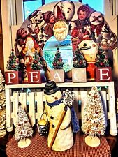 FOLK ART☆SNOWMAN ☆VICKIE JEAN'S CREATIONS☆PRIMITIVES☆DECOR☆HOLIDAYS☆COLLECTIBLES for sale  Rockford