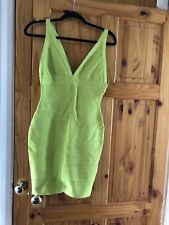 Lime green bodycon for sale  HEANOR