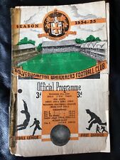 1954 charity shield for sale  WOLVERHAMPTON