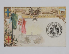 Cartolina originale cromolitog usato  Napoli