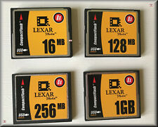 LEXAR Compact Flash CF 128 MB 512 MB 1 GB 8 GB 16 GB 32 GB con funda protectora segunda mano  Embacar hacia Argentina
