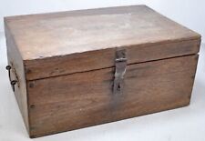 Usado, Caja de pecho antigua de madera para grandes comerciantes original antigua hecha a mano segunda mano  Embacar hacia Argentina