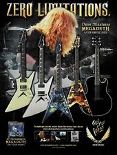 DAVE MUSTAINE de MEGADETH - GUITARRAS DEAN - Anuncio impreso 2010 segunda mano  Embacar hacia Argentina