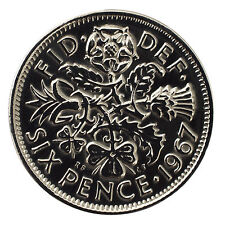 Polished silver sixpence for sale  BURNTWOOD