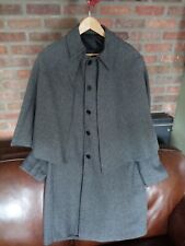 Men Herringbone Coat Sherlock Holmes Single Breasted Inverness Coat for sale  Shipping to South Africa