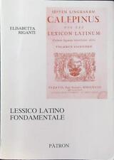 Lessico latino fondamentale usato  Italia