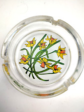 Vintage floral glass for sale  Brighton