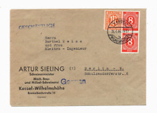 LIST FIRMOWY 1946 KASSEL WILHEMSHÖHE FA. SMYCZKA SIELING DO BERLINA na sprzedaż  Wysyłka do Poland