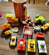 Fisher Price Little People Lot Vintage Mini Staircase Nursery Farm for sale  Shipping to South Africa