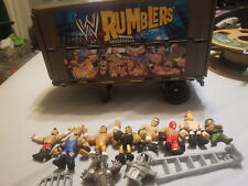 WWE Mattel 2010 Wrestling Rumblers Trailer and Mini Figures for sale  Paintsville