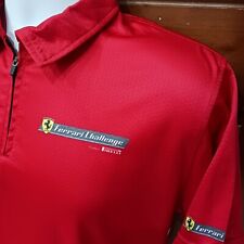 Scuderia Corsa Ferrari Medium Team Issued Zip Shirt IMSA Racing Ferrari Challeng for sale  Shipping to South Africa