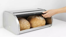 Used, Brabantia Roll Top Fingerprint-Proof Bread Bin Box Stainless Steel Loaf Storage for sale  Coppell