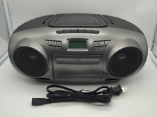 Usado, Insignia - Rádio AM/FM portátil CD Boombox com Bluetooth - Prata/preto comprar usado  Enviando para Brazil