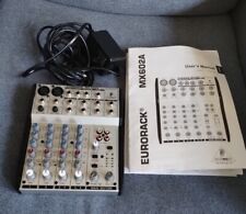 BEHRINGER Eurorack MX602A 6 Channel MIXER w Power Adapter and Manual for sale  Shipping to South Africa