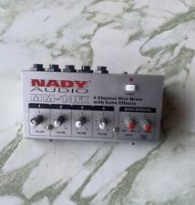 Mini mezclador estéreo de 4 canales Nady Audio modelo MM-242 falta cable de alimentación segunda mano  Embacar hacia Argentina