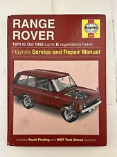 Range rover haynes for sale  BEXLEY