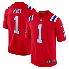 Usado, Camiseta New England Patriots Drake Maye Nike vermelha 2024 NFL Draft jogo oficial MED comprar usado  Enviando para Brazil