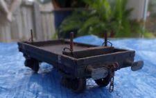 VINTAGE O GAUGE FLAT BED LOG WAGGON  for peco hornby model train track engine for sale  Shipping to South Africa