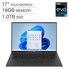Used, LG gram 17 WQXGA Touchscreen Laptop i7-1360P 16GB 1TB SSD Black 17Z90R-H.AAC8U1 for sale  Shipping to South Africa