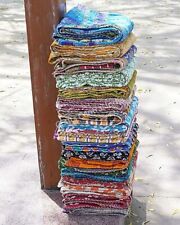 5 szt. hurtowa partia narzuta koc kantha kołdra indyjskie vintage bawełniane narzuty na łóżko, używany na sprzedaż  Wysyłka do Poland